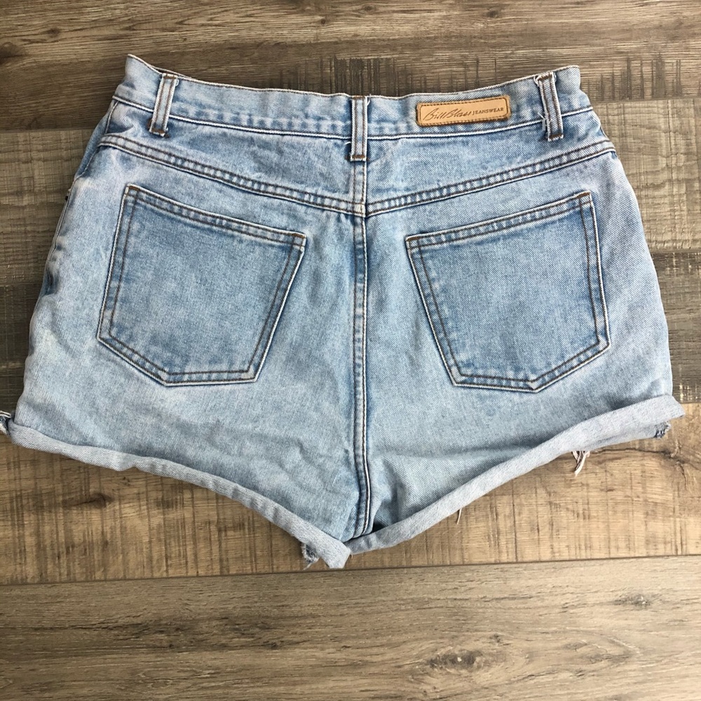 Bill Blass Vintage Jean Shorts size 10 - Picture 2 of 8